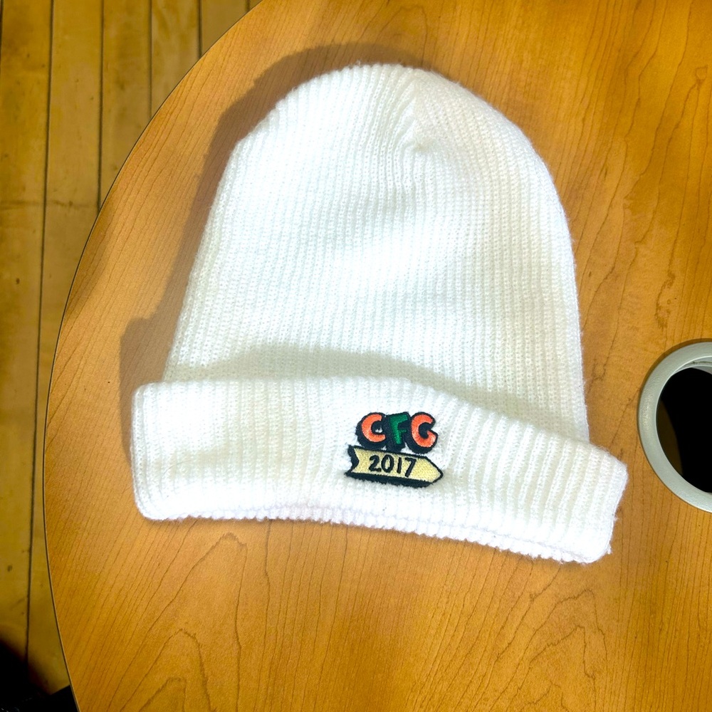 Golf Wang CFG White Winter Hat Beanie Green, Yellow, Orange Tyler the creator 17